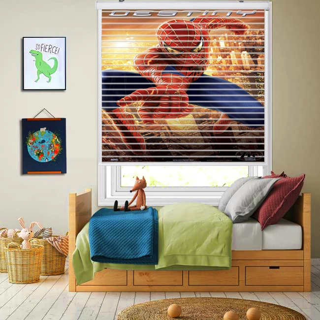 پرده زبرا زیو مدل سیلوئت کد K3007 سایز 150x150 سانتی متر