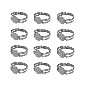 رکاب انگشتر مدل ساده کد 081 بسته 12 عددی