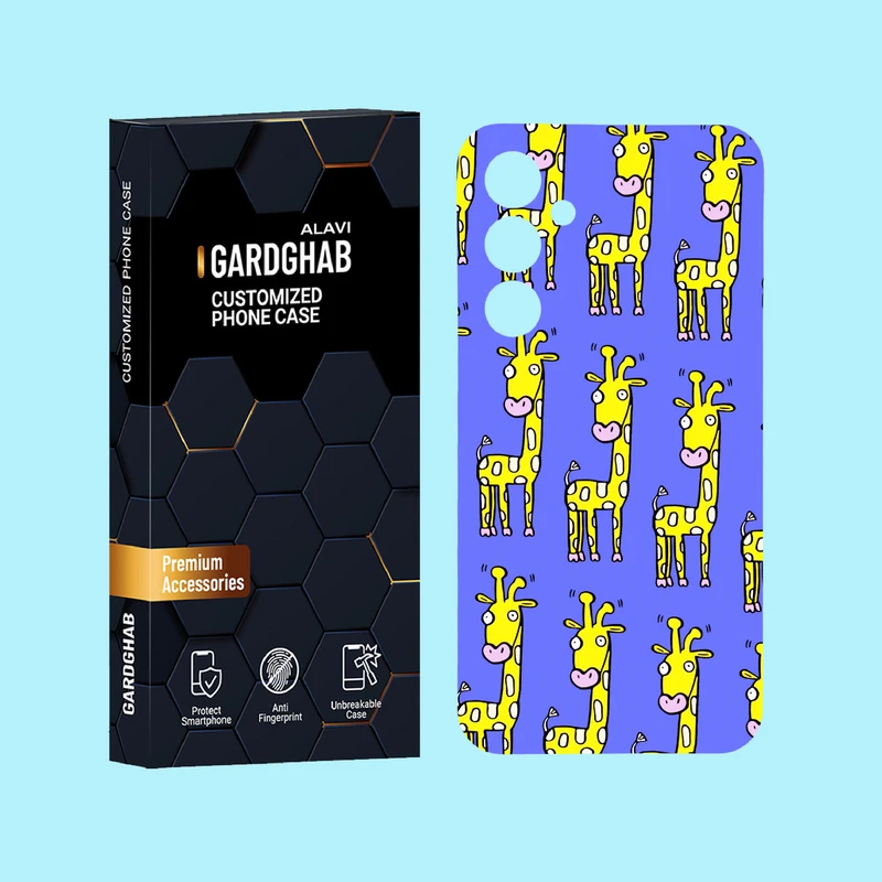 کاور گارد قاب علوی مدل پترن فانتزی مناسب برای گوشی موبایل سامسونگ Galaxy A55