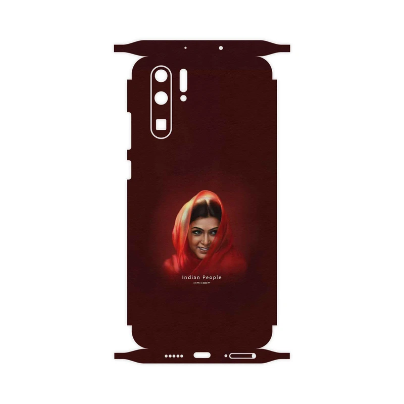 برچسب پوششی ماهوت مدل Portrait of an Indian Woman-FullSkin مناسب برای گوشی موبایل هوآوی P30 Pro