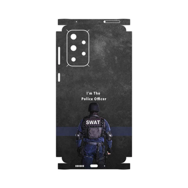 برچسب پوششی ماهوت مدل Police Officer-FullSkin مناسب برای گوشی موبایل سامسونگ Galaxy A73 5G