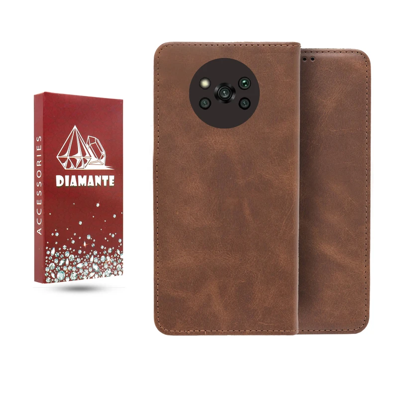 کیف کلاسوری دیامانته مدل قفل مگنتی مناسب برای گوشی موبایل شیائومی Poco X3 / X3 NFC