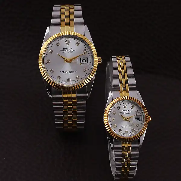 ست ساعت مچی عقربه ای زنانه و مردانه مدل RL 4106 -NO-TA