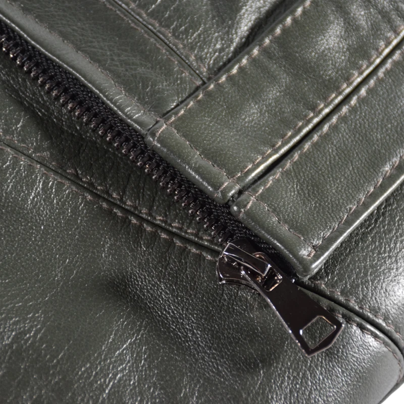 عکس شماره 28 : کت چرم مردانه چرمیران مدل شانون