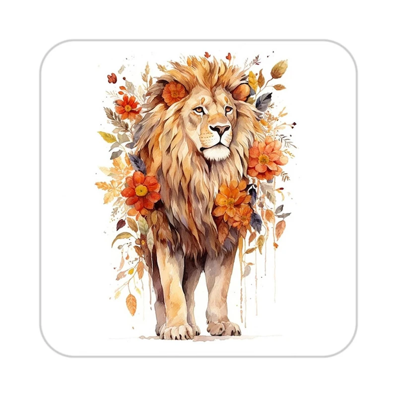 زیر لیوانی کاکتی طرح شیر مدل mp24315