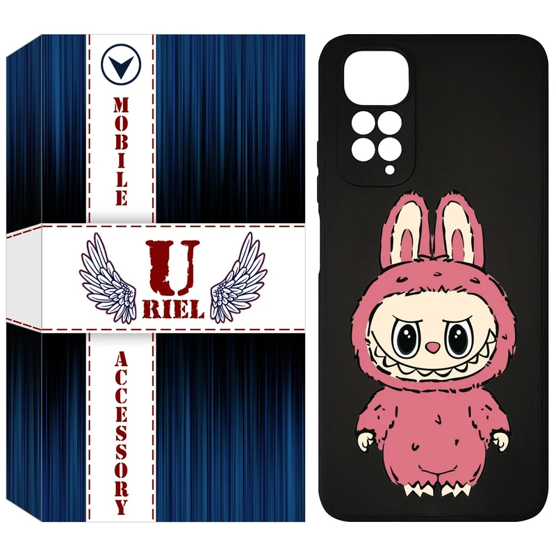 کاور یوریل قاب مدل KSH کد 149 طرح عروسک لبوبو مناسب برای گوشی موبایل شیائومی Redmi Note 11 4G / Note 11S