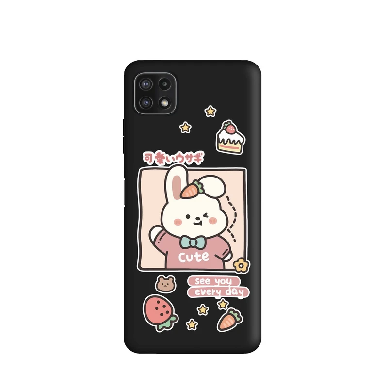 کاور طرح خرگوش کیوت کد m657 مناسب برای گوشی موبایل سامسونگ Galaxy A22 5G
