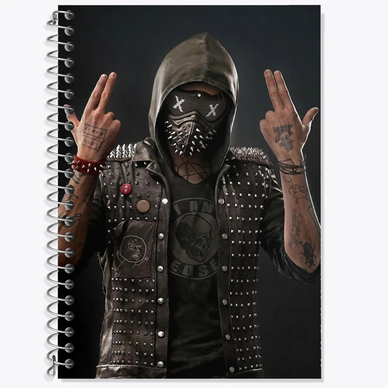 دفتر زبان 50 برگ خندالو مدل سه خط طرح رنچ از واچ داگز کد 30916