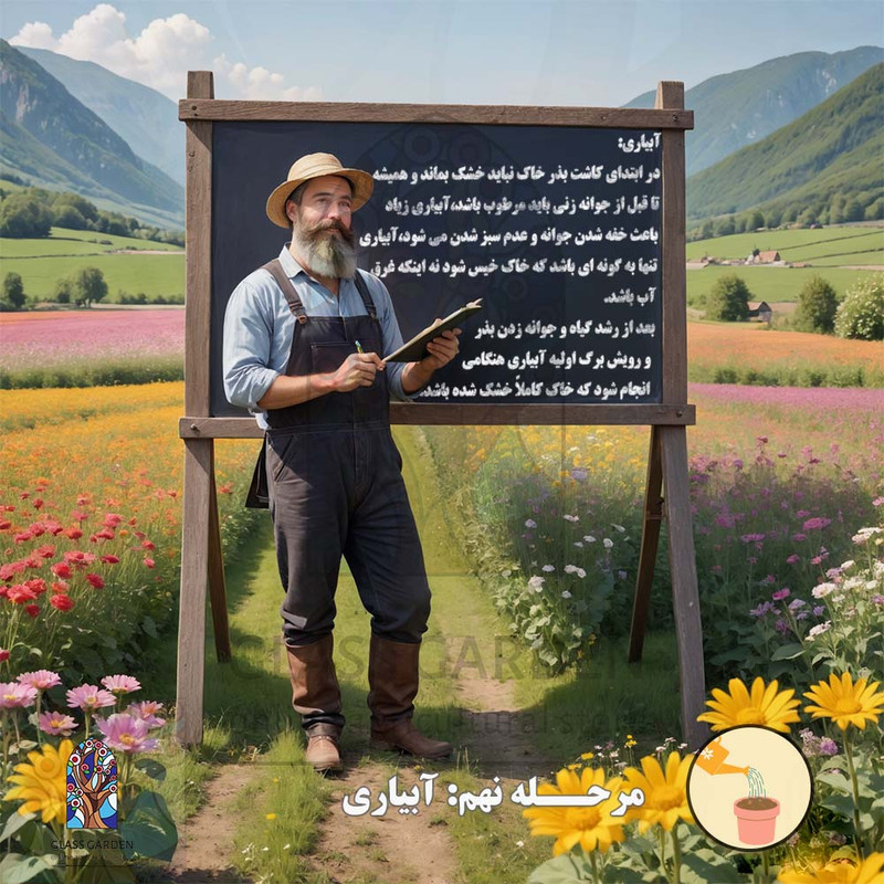 بذر میوه توت فرنگی گلدانی گلس گاردن مدل GL50