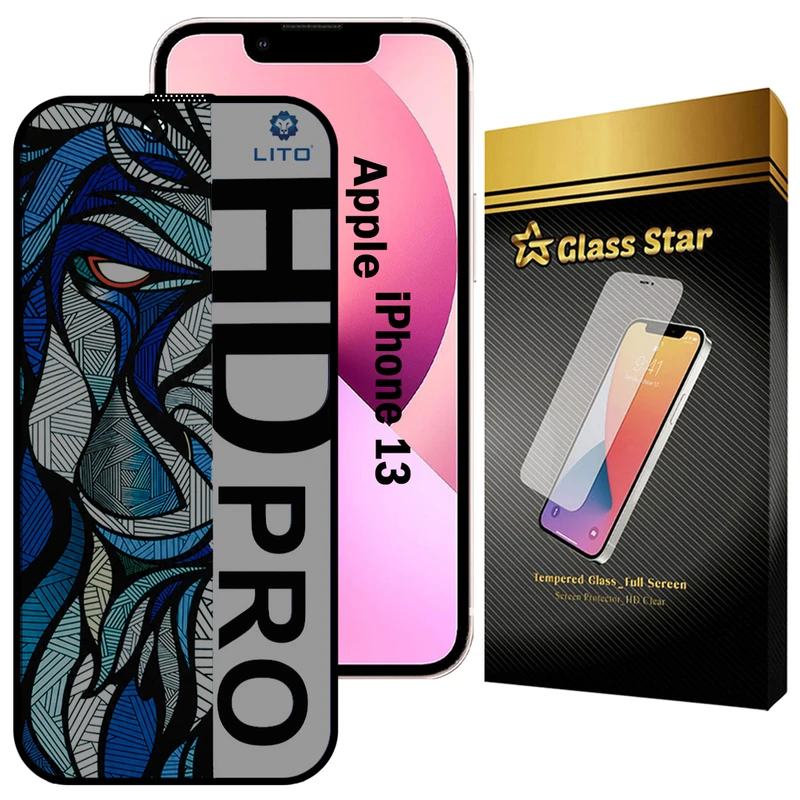 محافظ صفحه نمایش گلس استار مدل LITOPRVG مناسب برای گوشی موبایل اپل iPhone 13