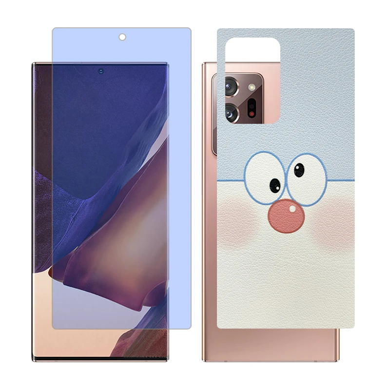 محافظ صفحه نمایش بلو کات گلس مدل together مناسب برای گوشی موبایل سامسونگ Galaxy Note20 Ultra 5G به همراه برچسب پوششی پشت گوشی