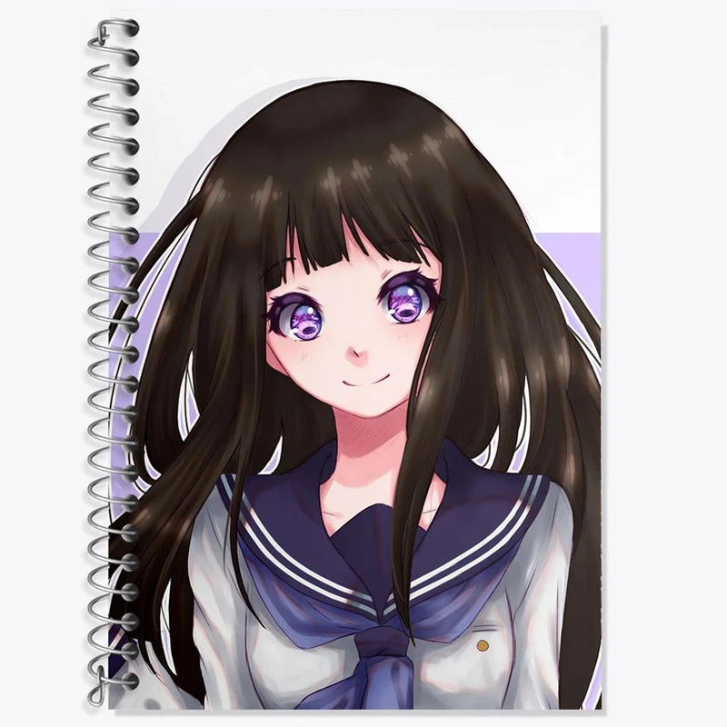 دفتر لغت 50 برگ خندالو مدل چیتاندا انیمه هیوکا Hyouka کد 17070