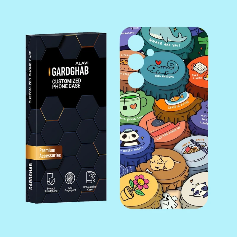 کاور گارد قاب علوی مدل کارتونی و انیمه مناسب برای گوشی موبایل سامسونگ Galaxy A55