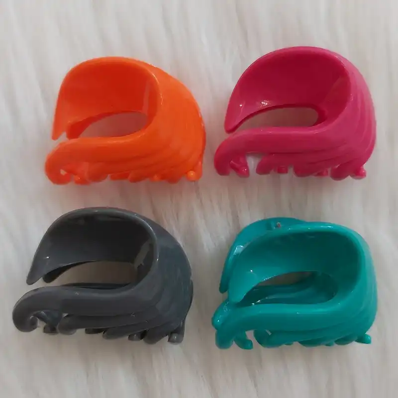 کلیپس مو زنانه طرح موج کد clp390 مجموعه 4 عددی