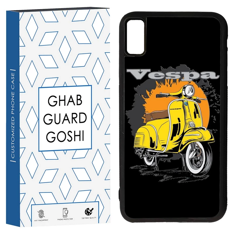 کاور قاب گارد گوشی طرح موتور وسپا کد TPU-161 مناسب برای گوشی موبایل اپل Iphone XS MAX/ Iphone X MAX