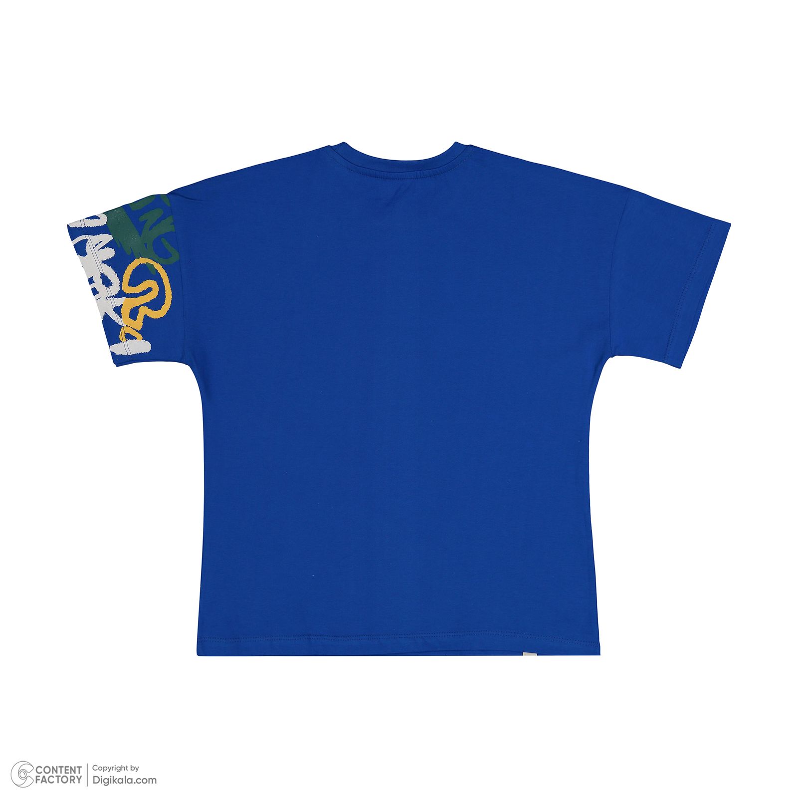 تی شرت آستین کوتاه پسرانه سون پون مدل 13911087 رنگ آبی -  - 3