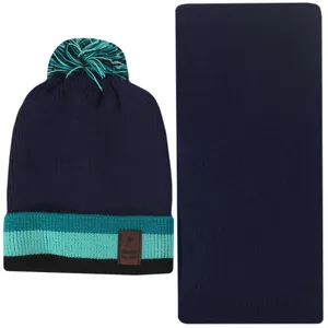 ست کلاه و شال گردن بافتنی بچگانه مدل PJ-106998