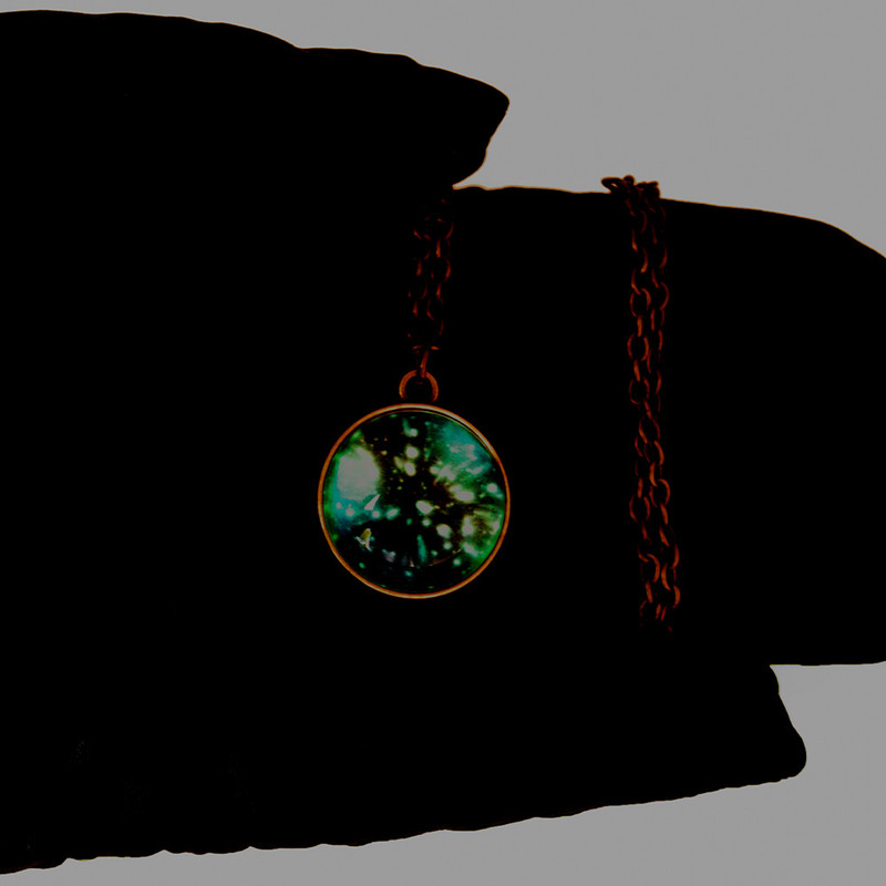 گردنبند زنانه برانت طرح کهکشان ابل