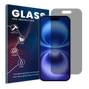 Glass Resistant model privacy screen protector suitable for Apple iPhone 16 Plus mobile phone