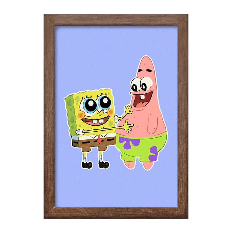 تابلو خندالو طرح باب اسفنجی و پاتریک کد 24708