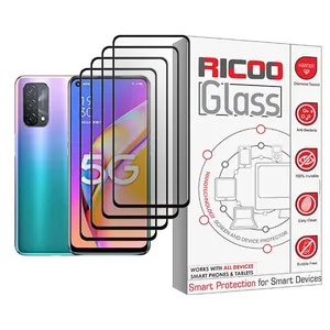 Ricoo Ricoo Glass MIX004 Screen Protector For Oppo A93 5G Pack Of 4