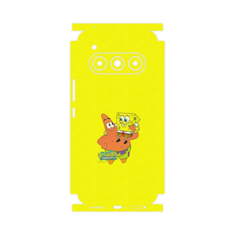 برچسب پوششی ماهوت مدل SpongeBob SquarePants-FullSkin مناسب برای گوشی موبایل داریا Bond II Lite 5G