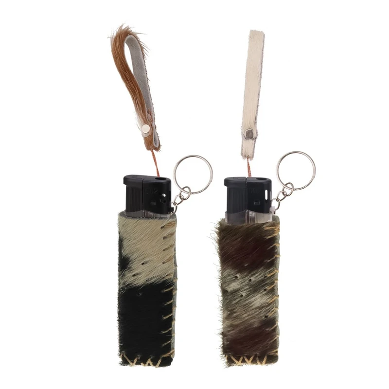 فندک گازی مدل غلافدار طرح سرخپوستی BET-001 مجموعه 2 عددی 