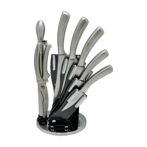 سرویس چاقو آشپزخانه 9 پارچه مدل s کد 3305