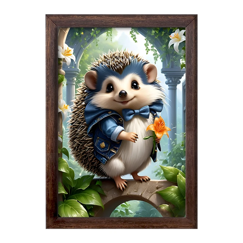 تابلو خندالو طرح جوجه تیغی کد F6752