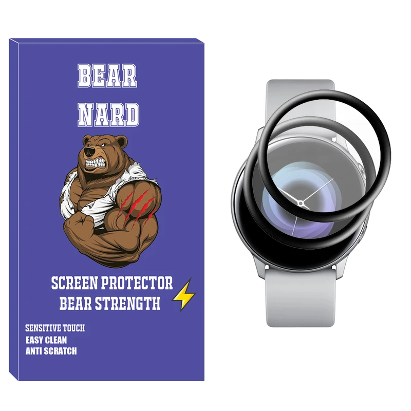 محافظ صفحه نمایش نانو برنارد مدل NBR مناسب برای ساعت هوشمند سامسونگ Galaxy Watch Active 2 40mm بسته دو عددی