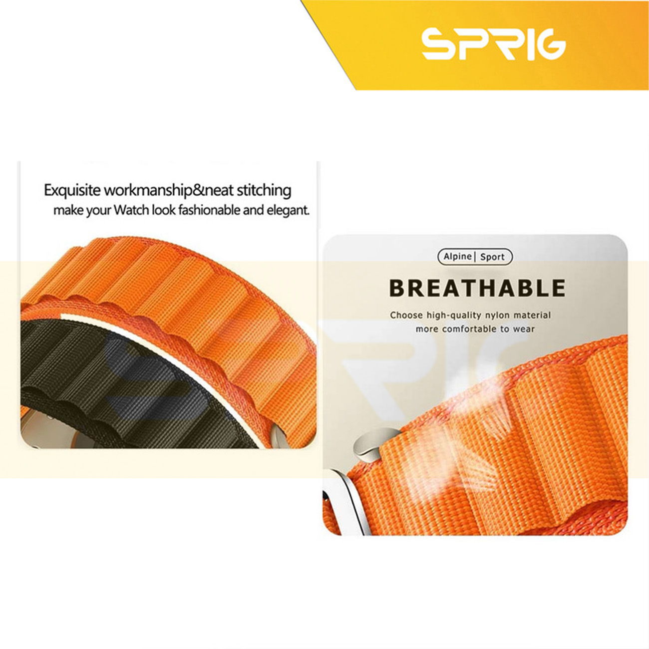 بند اسپریگ مدل Loop Alpine مناسب برای ساعت هوشمند Z66 Ultra