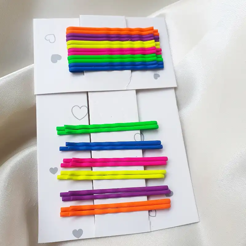 سنجاق مو زنانه مدل شمعی بسته 12 عددی