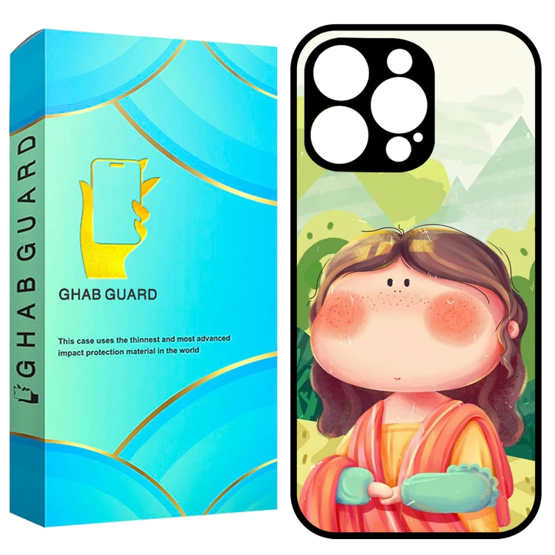 کاور قاب گارد طرح مونالیزا مدل GCHP16P مناسب برای گوشی موبایل اپل iPhone 16 Pro