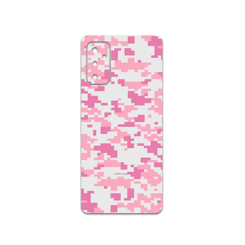 برچسب پوششی ماهوت مدل Army-Pink-pixel مناسب برای گوشی موبایل سامسونگ Galaxy M52 5G