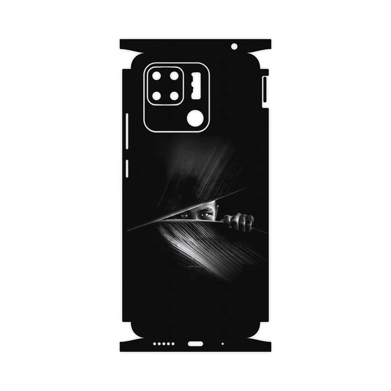 برچسب پوششی ماهوت مدل Black Portrait-FullSkin مناسب برای گوشی موبایل شیائومی Redmi 10C