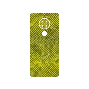 MAHOOT Yellow Snake Skin Cover Sticker for Nokia 7.2