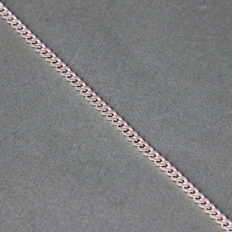 زنجیر نقره مردانه بازرگانی میلادی کد ZR_077