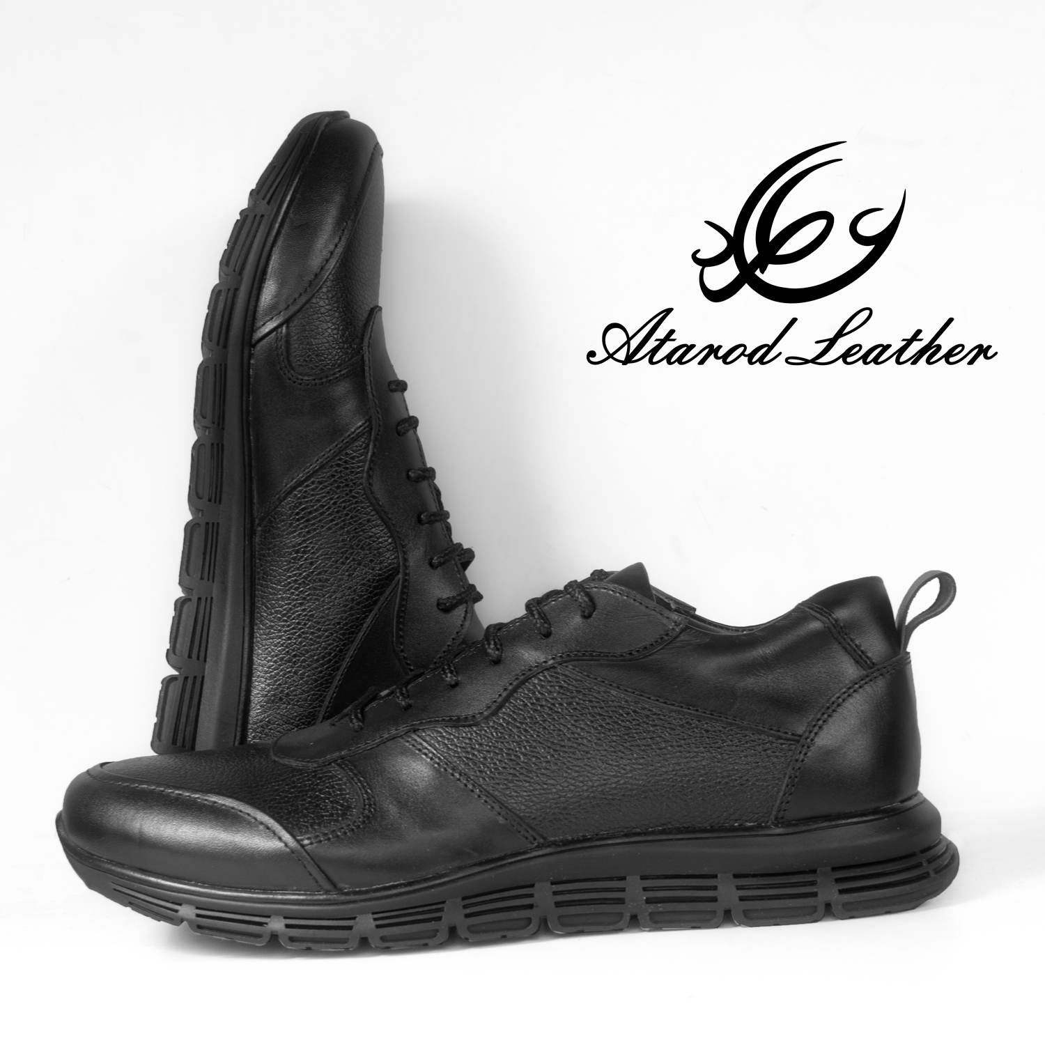 کفش روزمره مردانه چرم عطارد مدل چرم طبیعی کد SH102 -  - 8