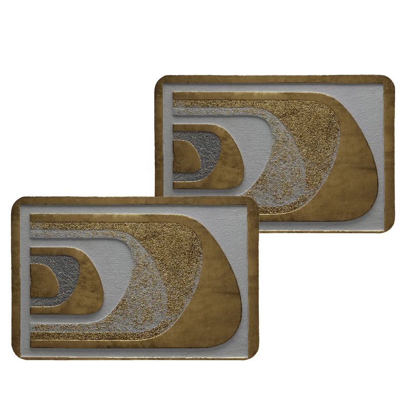 زیربشقابی طرح کلاسیک کد 8841 بسته 2 عددی 