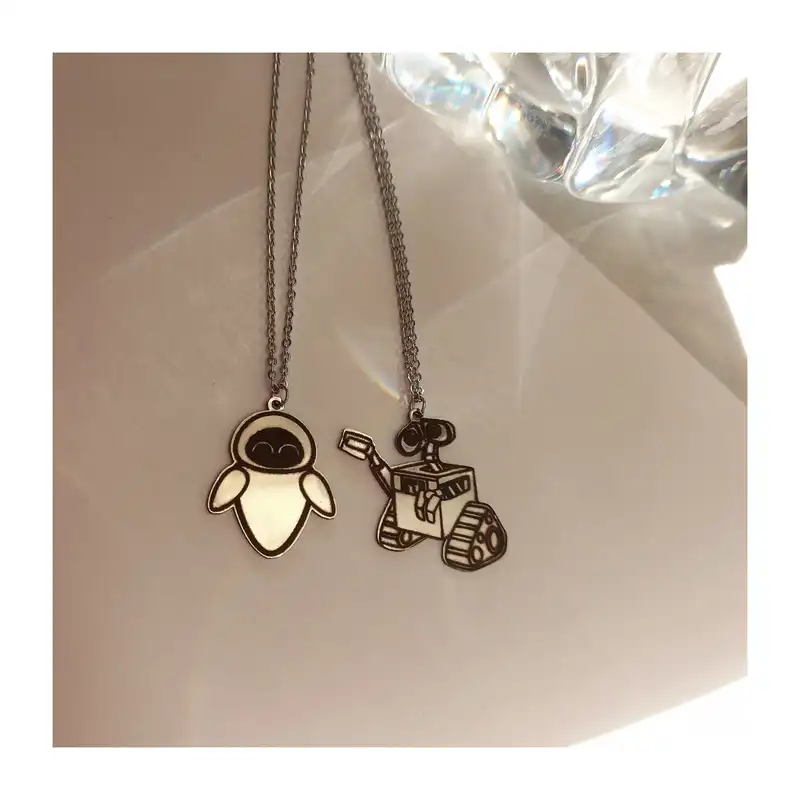 گردنبند مدل دوستی WALL.E و EVE بسته 2 عددی