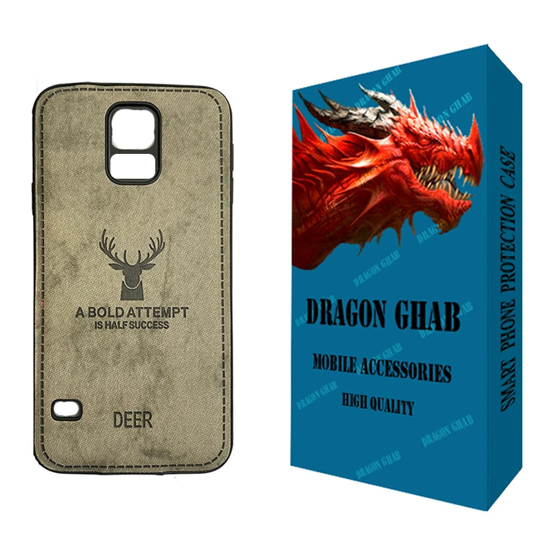 کاور دراگون قاب مدل گوزنی مناسب برای گوشی موبایل سامسونگ Galaxy S5