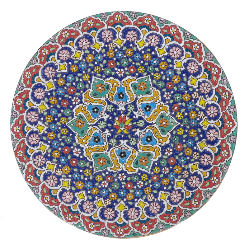 بشقاب میناکاری کد ZMN-25-219
