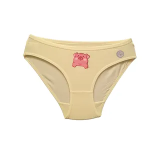 شورت زنانه فیتن فرخ زادی مدل کارتنی رنگ زرد