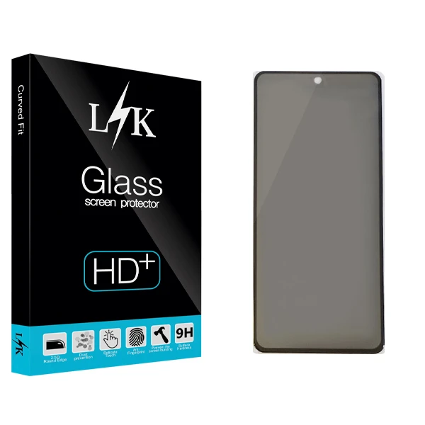محافظ صفحه نمایش حریم شخصی ال کی مدل +HD مناسب برای گوشی موبایل شیائومی Poco X3
