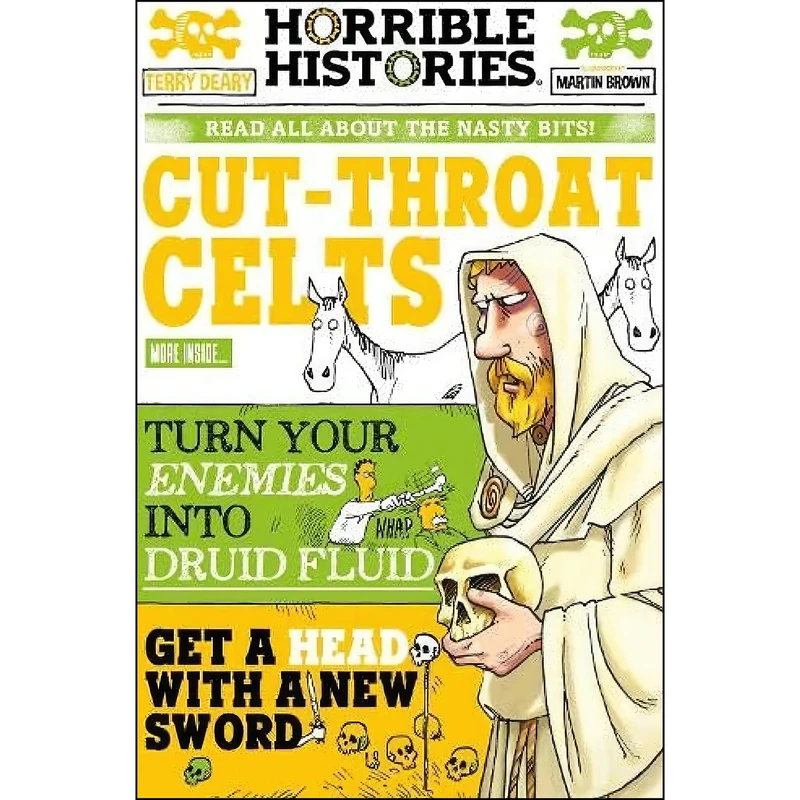 کتاب Cut-throat Celts اثر Terry Deary and Martin Brown انتشارات تازه ها