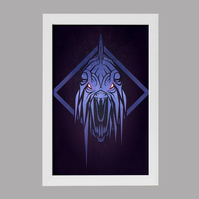 تابلو خندالو مدل بازی شکارچی هیولا (Monster Hunter) کد 33202