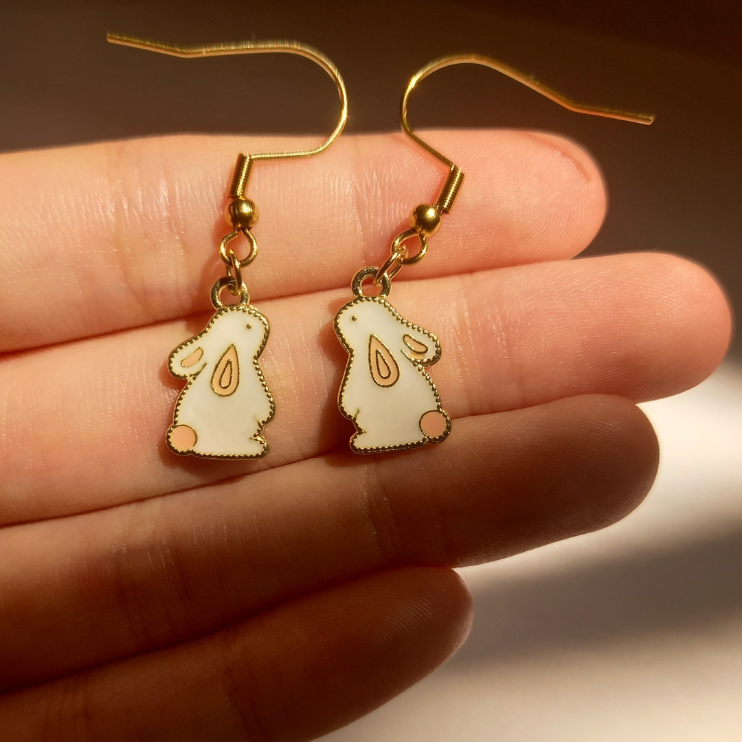 گوشواره دخترانه مدل خرگوش گوشواره دخترانه مدل خرگوش