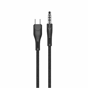کابل تبدیل USB-C به AUX گرین مدل High quality طول 1.2 متر