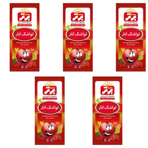لواشک انار برتر - 30 گرم بسته 5 عددی