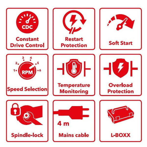 دستگاه سنباده زن فلکس مدل BSE 14-3 100 Set مجموعه 22 عددی